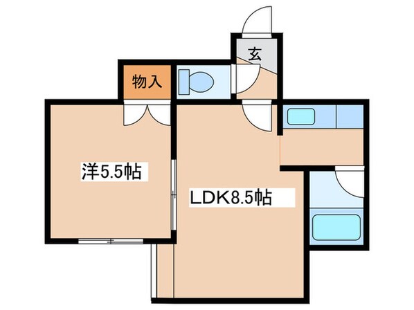 グリ－ンヒルハイツの物件間取画像